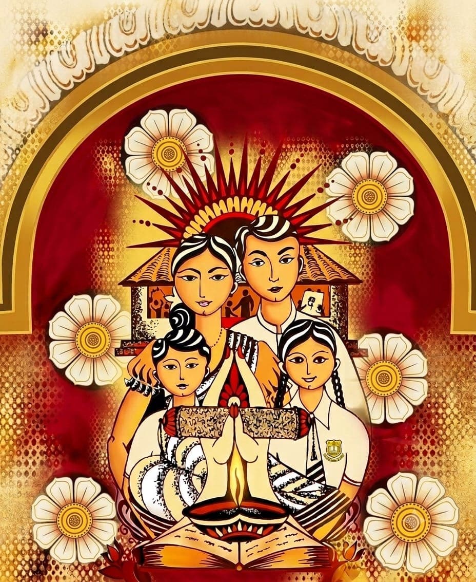 Traditional Sri Lankan decorative art by Nilmini Jayasekara